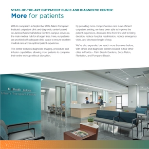 Miami Transplant Institute - The Miracle of Transplantation — page 8