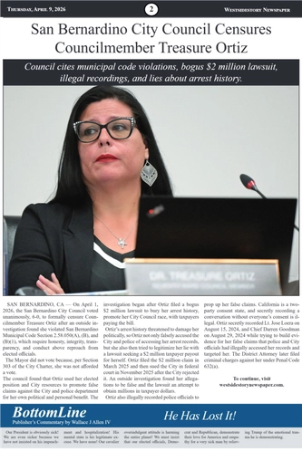 Volume 40 No. 4 |  Thursday, April 9, 2026 — page 2