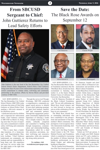 Volume 40 No. 4 |  Thursday, April 9, 2026 — page 3