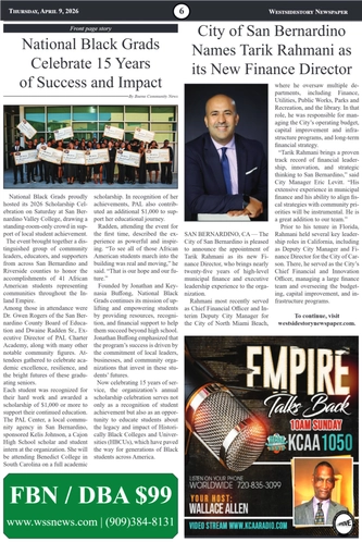 Volume 40 No. 4 |  Thursday, April 9, 2026 — page 6