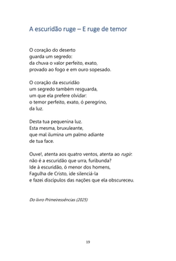 Versos do Ide - Poemas Missionários — page 19