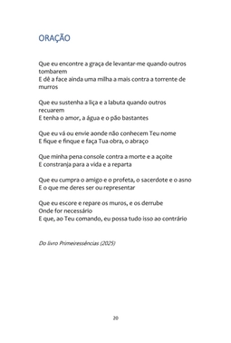Versos do Ide - Poemas Missionários — page 20