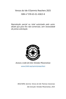 Versos do Ide - Poemas Missionários — page 3