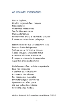 Versos do Ide - Poemas Missionários — page 23