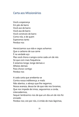 Versos do Ide - Poemas Missionários — page 25