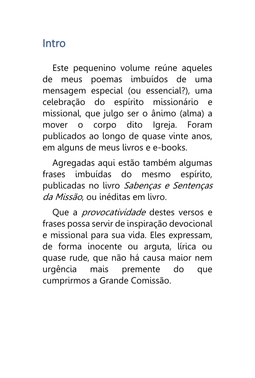 Versos do Ide - Poemas Missionários — page 5