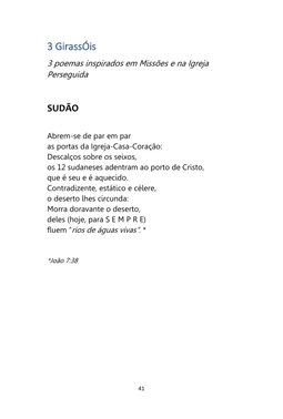 Versos do Ide - Poemas Missionários — page 41