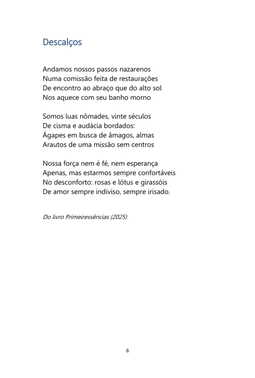 Versos do Ide - Poemas Missionários — page 6