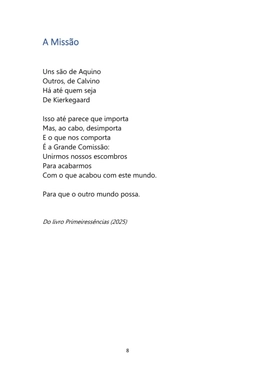 Versos do Ide - Poemas Missionários — page 8