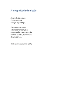 Versos do Ide - Poemas Missionários — page 9