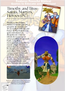 Revista Muito Além dos Videogames - Extra #2: Jogos Bíblicos e Cristãos — page 34
