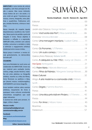Revista Amplitude n.1 - Revista Cristã de Literatura e Artes — page 2