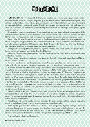 Revista Amplitude n.1 - Revista Cristã de Literatura e Artes — page 3