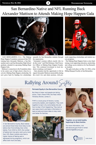 Thursday May 28, 2026 | Vol 40 No. 11 — page 4