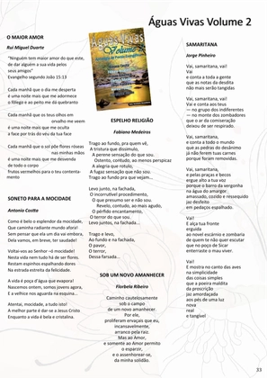 Revista Amplitude n.5 - Revista Cristã de Literatura e Artes — page 33