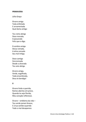 ÁRVORE - Uma Antologia Poética — page 110