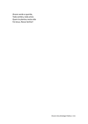 ÁRVORE - Uma Antologia Poética — page 111