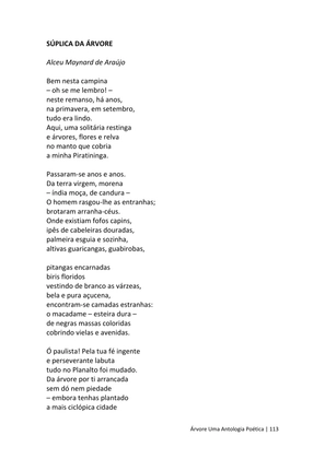 ÁRVORE - Uma Antologia Poética — page 113