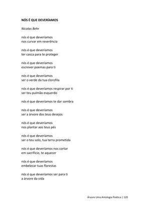 ÁRVORE - Uma Antologia Poética — page 120