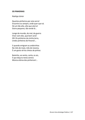 ÁRVORE - Uma Antologia Poética — page 137