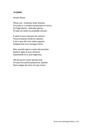 ÁRVORE - Uma Antologia Poética — page 141