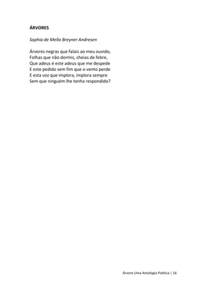 ÁRVORE - Uma Antologia Poética — page 16