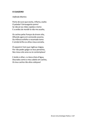 ÁRVORE - Uma Antologia Poética — page 167