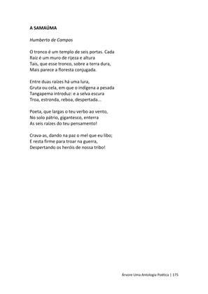 ÁRVORE - Uma Antologia Poética — page 175