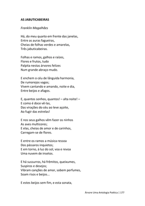 ÁRVORE - Uma Antologia Poética — page 177