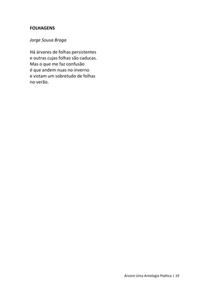 ÁRVORE - Uma Antologia Poética — page 19