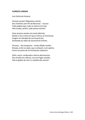 ÁRVORE - Uma Antologia Poética — page 185