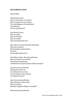ÁRVORE - Uma Antologia Poética — page 188