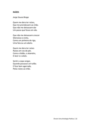 ÁRVORE - Uma Antologia Poética — page 22
