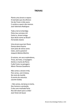 ÁRVORE - Uma Antologia Poética — page 213