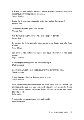 ÁRVORE - Uma Antologia Poética — page 217