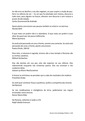 ÁRVORE - Uma Antologia Poética — page 219