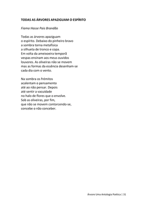 ÁRVORE - Uma Antologia Poética — page 31