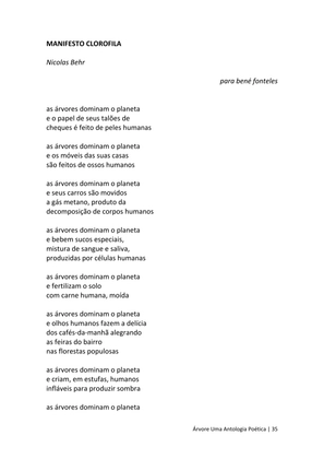 ÁRVORE - Uma Antologia Poética — page 35