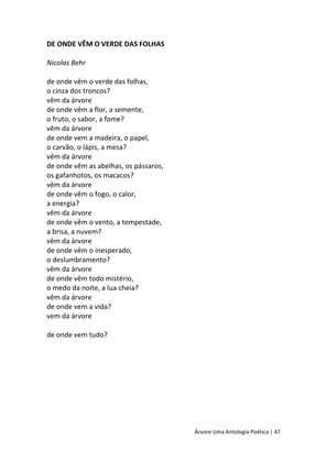 ÁRVORE - Uma Antologia Poética — page 47