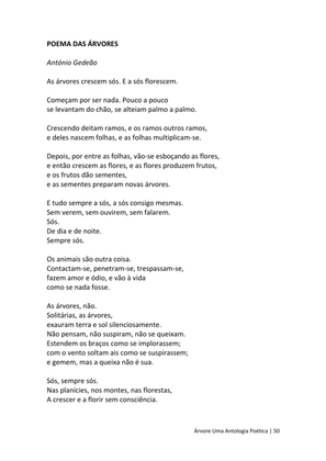 ÁRVORE - Uma Antologia Poética — page 50