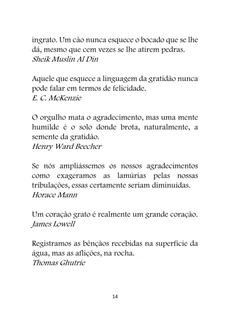 As 250 Mais Belas Citações Sobre a Gratidão — page 14