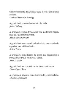 As 250 Mais Belas Citações Sobre a Gratidão — page 37