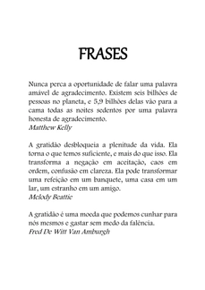 As 250 Mais Belas Citações Sobre a Gratidão — page 8