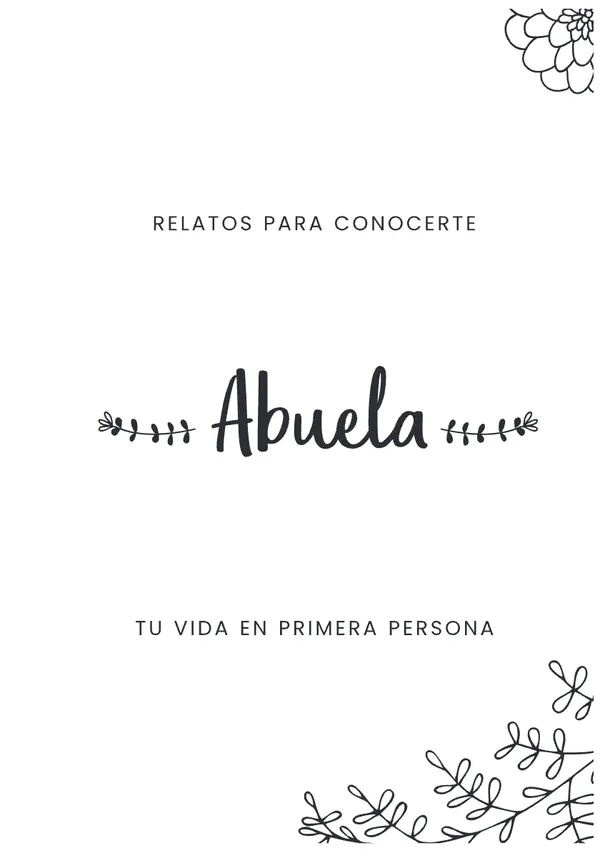 ALBUM RELATOS - ABUELA