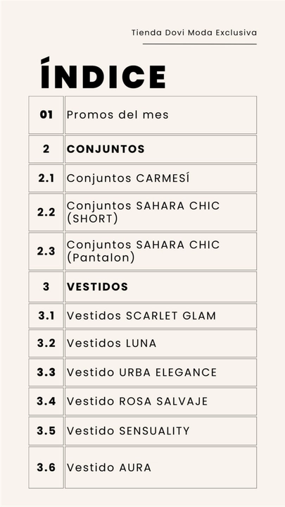 Catálogo Dovi (precio unitario) — page 2