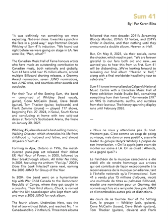 Canadian Music Hall of Fame Ceremony Program — page 25