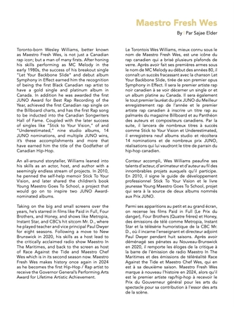 Canadian Music Hall of Fame Ceremony Program — page 29