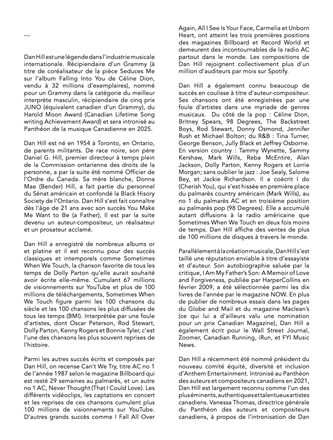 Canadian Music Hall of Fame Ceremony Program — page 10