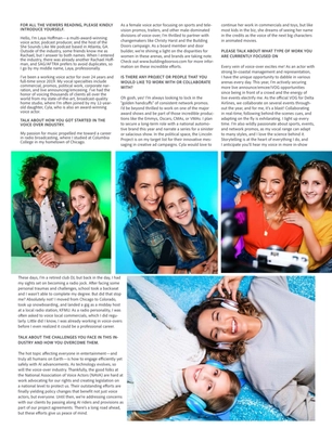 VOICE ACTORS — page 34