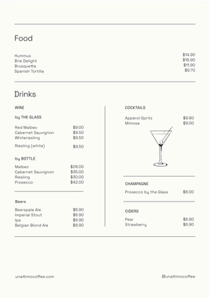 Un Attimo Menu — page 9